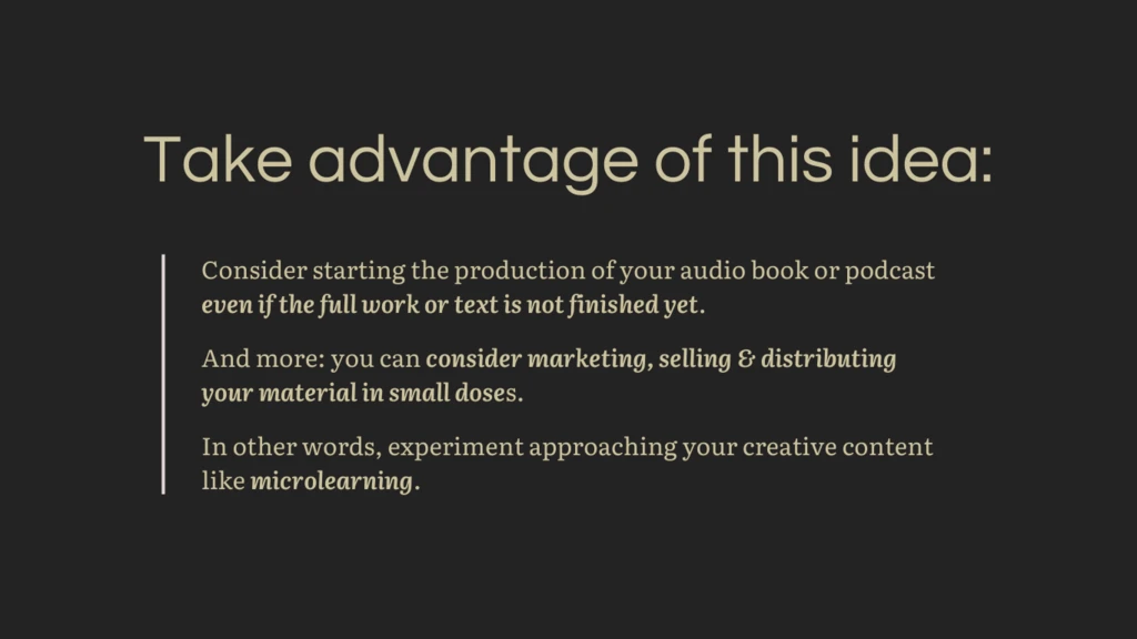 A profitable idea of podcast and audio book distribution - Amanda de Andrade Voice Over Studio