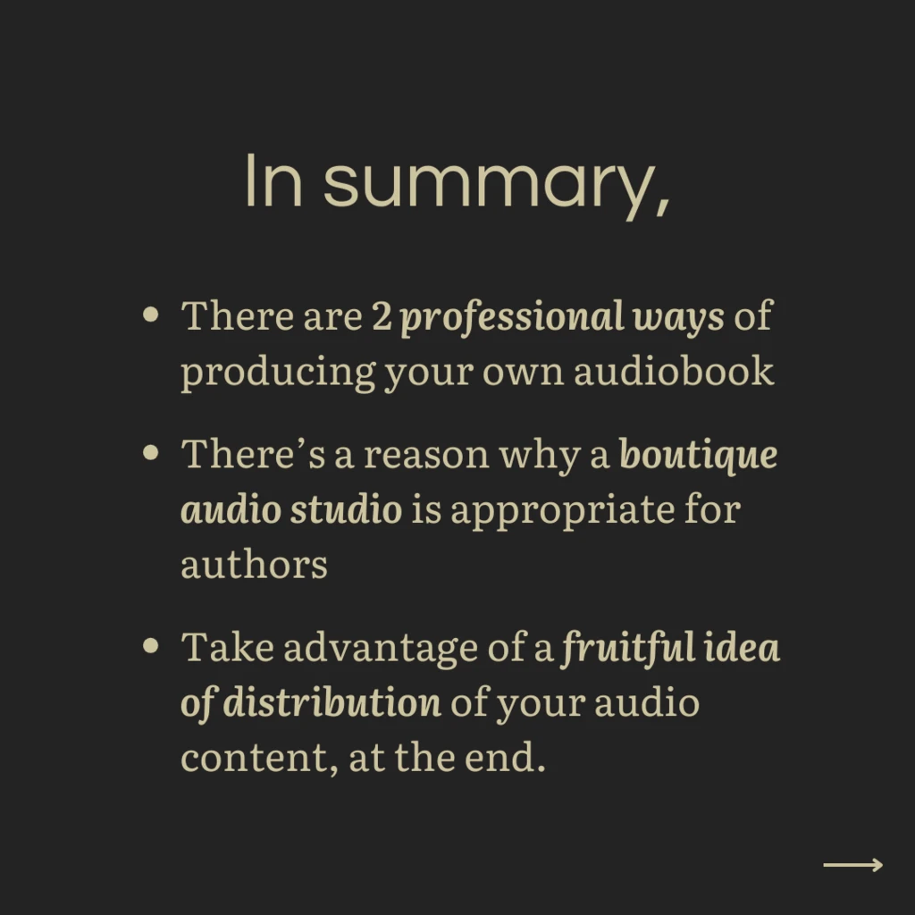 How to choose a narration audiobook production company or studio?